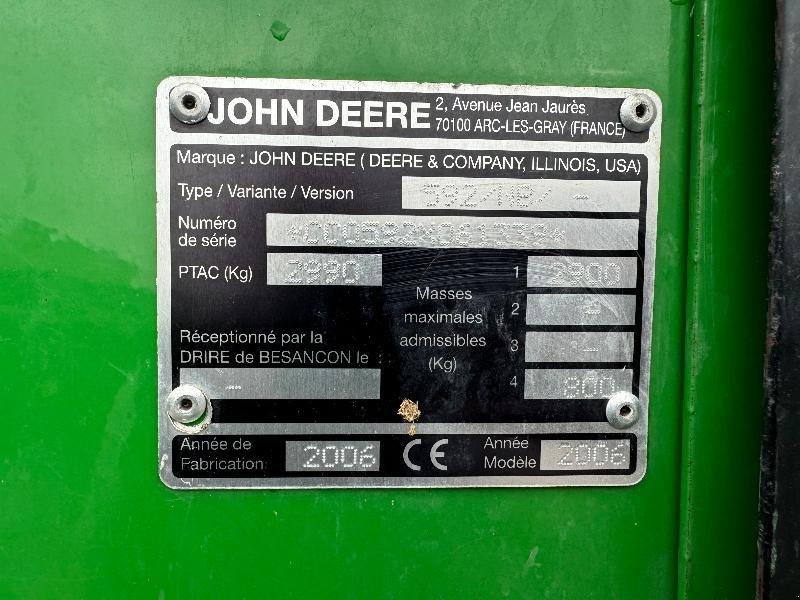 Rundballenpresse типа John Deere 592 MAXICUT, Gebrauchtmaschine в Wargnies Le Grand (Фотография 11)