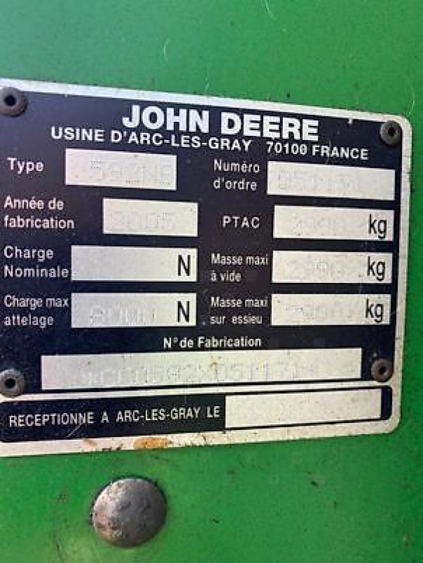 Rundballenpresse typu John Deere 592 MAXICUT, Gebrauchtmaschine v Muespach (Obrázek 10)