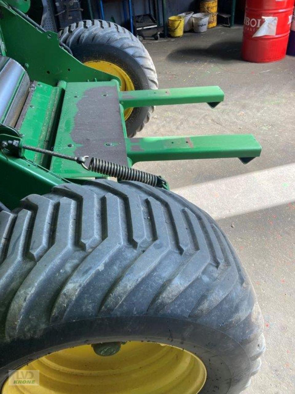 Rundballenpresse Türe ait John Deere 592 Premium, Gebrauchtmaschine içinde Spelle (resim 14)