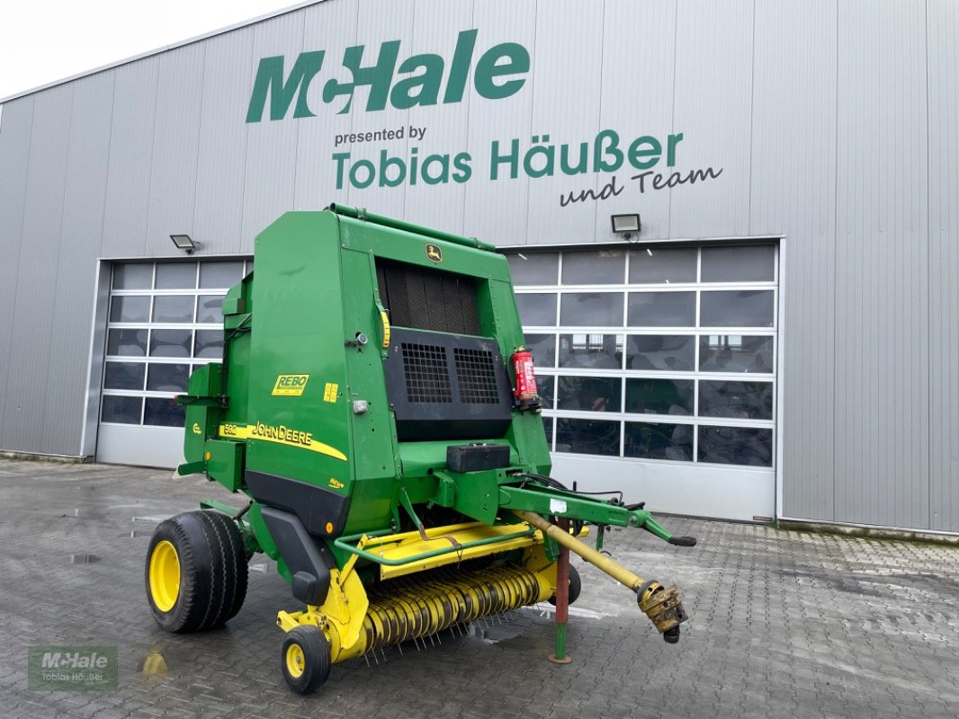 Rundballenpresse Türe ait John Deere 592, Gebrauchtmaschine içinde Borgholzhausen (resim 1)