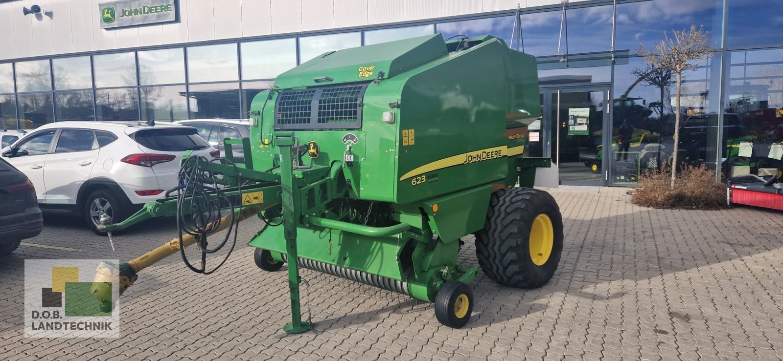 Rundballenpresse of the type John Deere 623 Multicrop, Gebrauchtmaschine in Langweid am Lech (Picture 1)