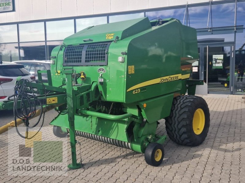 Rundballenpresse du type John Deere 623 Multicrop, Gebrauchtmaschine en Langweid am Lech (Photo 1)