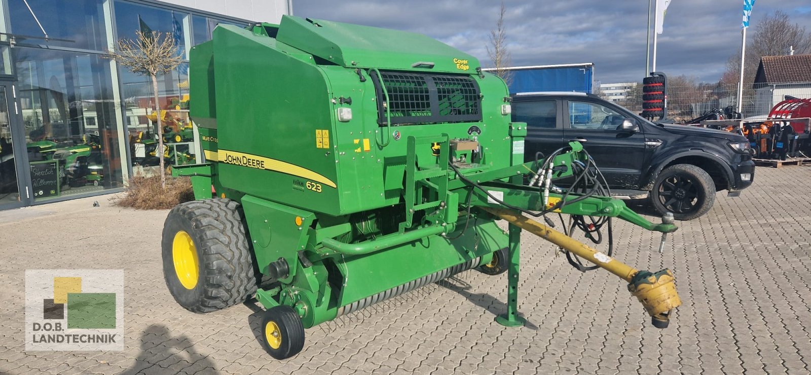 Rundballenpresse typu John Deere 623 Multicrop, Gebrauchtmaschine v Langweid am Lech (Obrázek 4)