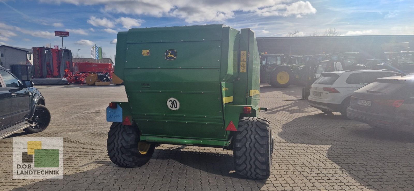 Rundballenpresse от тип John Deere 623 Multicrop, Gebrauchtmaschine в Langweid am Lech (Снимка 7)