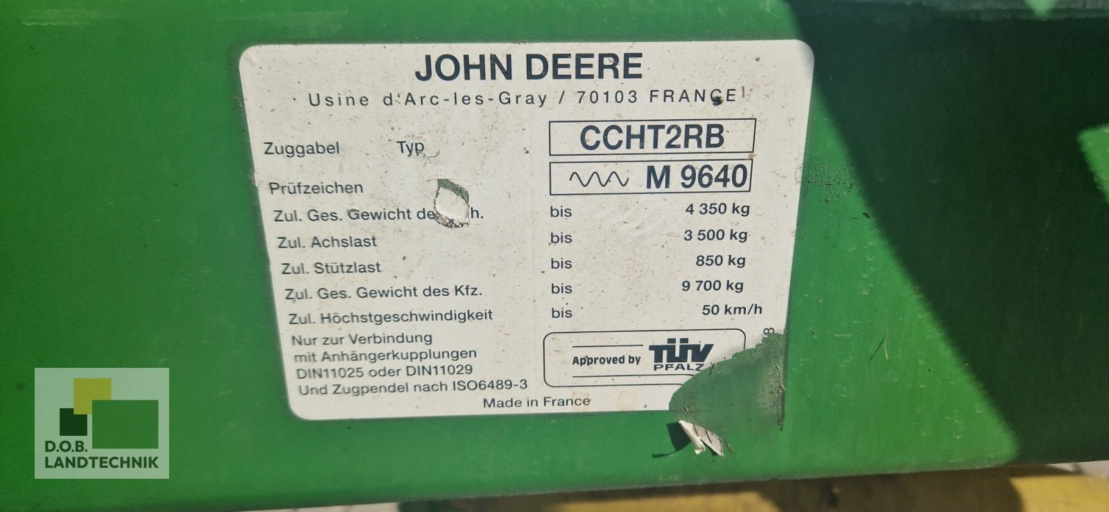 Rundballenpresse za tip John Deere 623 Multicrop, Gebrauchtmaschine u Langweid am Lech (Slika 9)