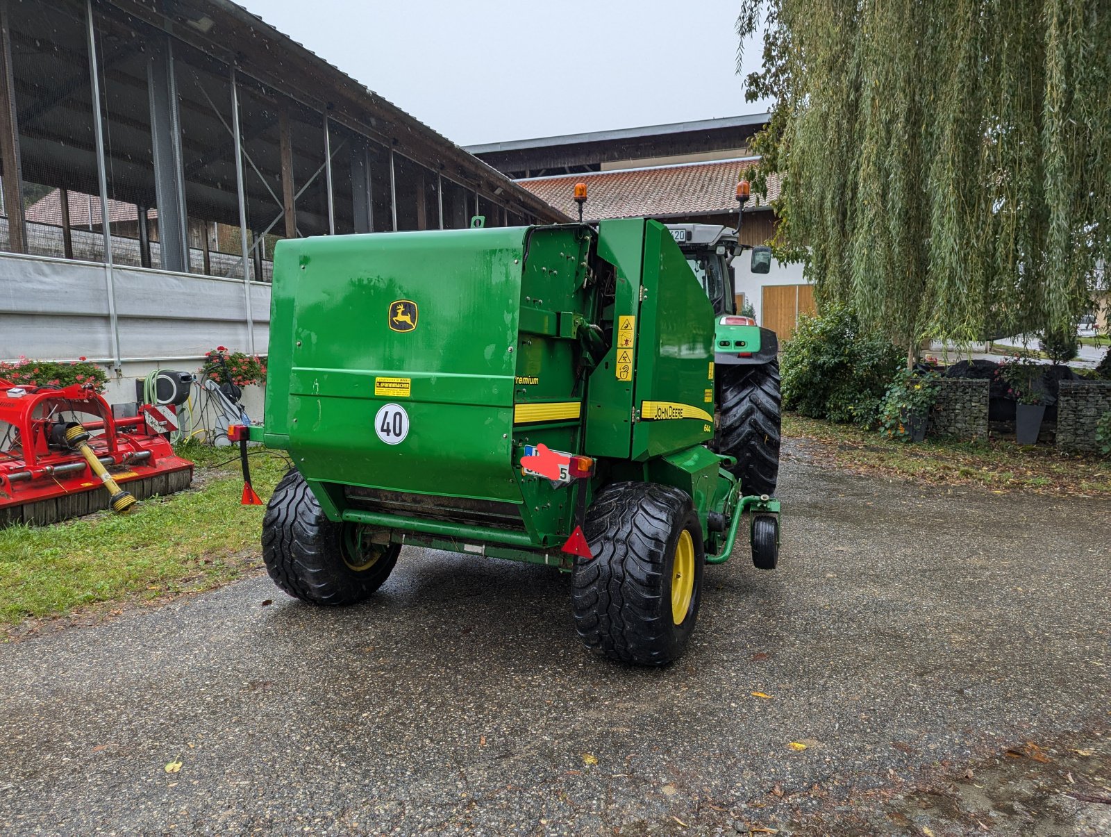 Rundballenpresse del tipo John Deere 644 Premium, Gebrauchtmaschine In Auerbach (Immagine 3)