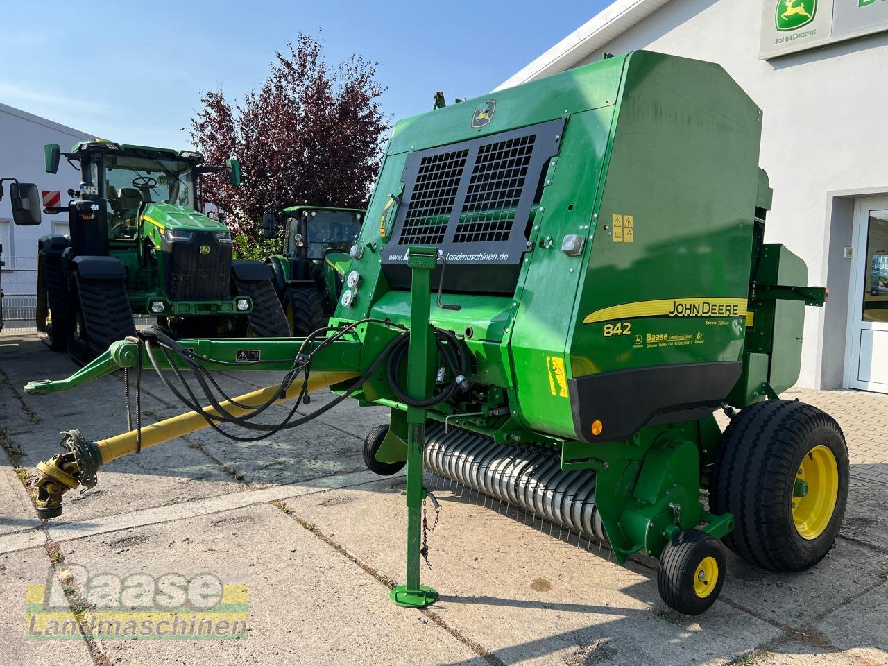 Rundballenpresse Türe ait John Deere 842 HiFlow, Gebrauchtmaschine içinde Holthof (resim 8)