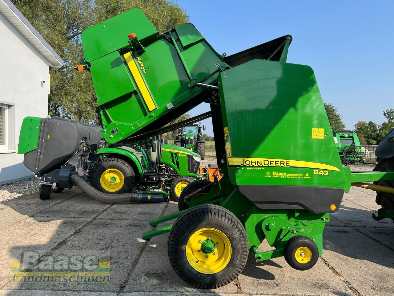 Rundballenpresse typu John Deere 842 HiFlow, Gebrauchtmaschine w Holthof (Zdjęcie 14)