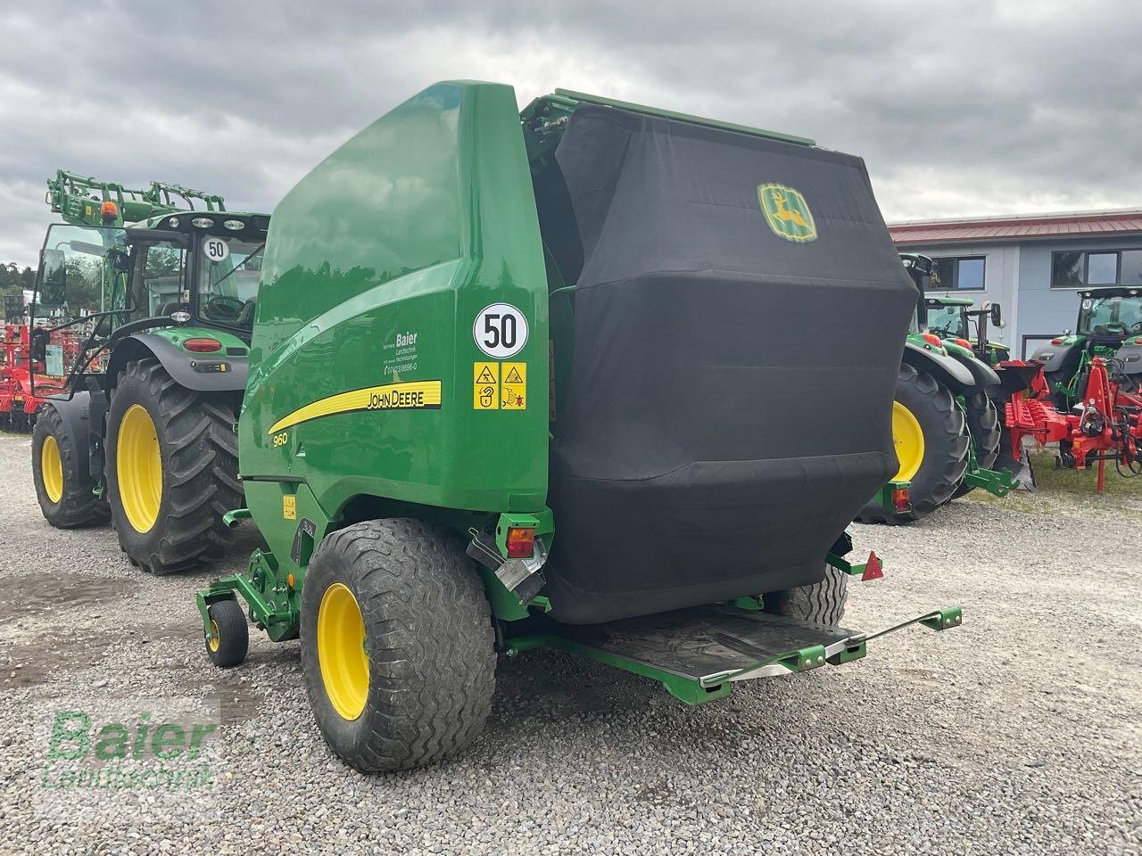 Rundballenpresse Türe ait John Deere 960 Premium MaxiCut 25, Gebrauchtmaschine içinde OBERNDORF-HOCHMOESSINGEN (resim 5)