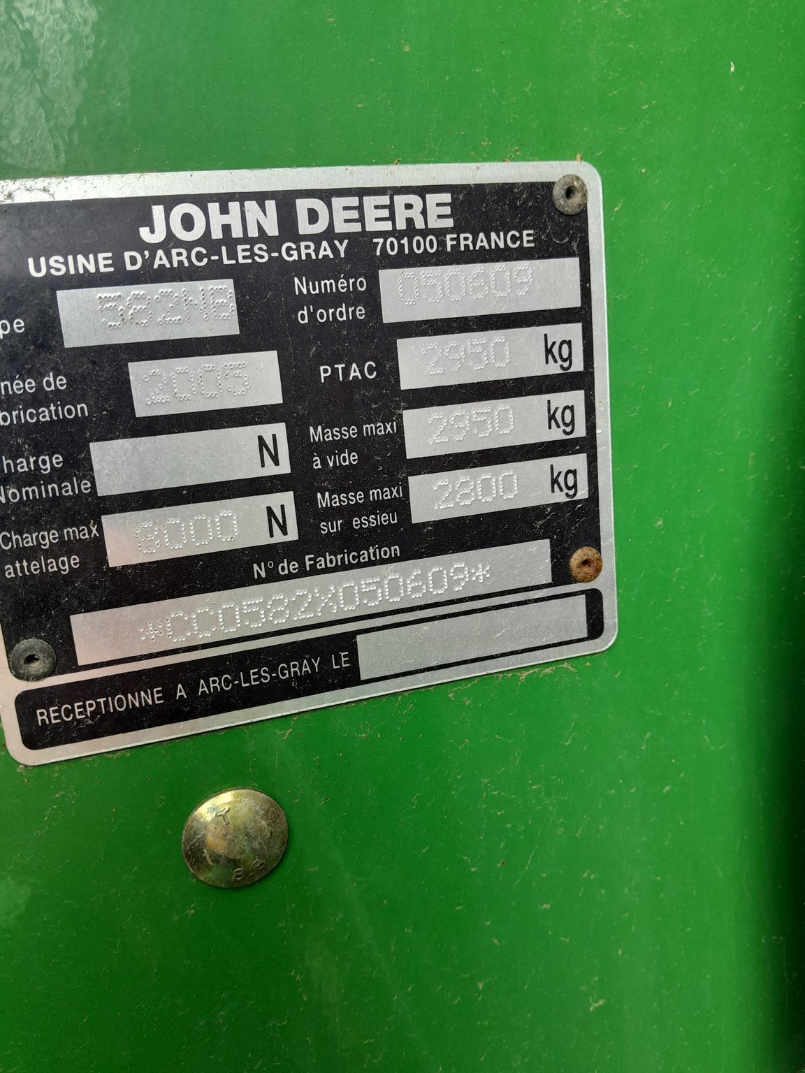 Rundballenpresse от тип John Deere Presse à balles rondes JD582 John Deere, Gebrauchtmaschine в LA SOUTERRAINE (Снимка 7)