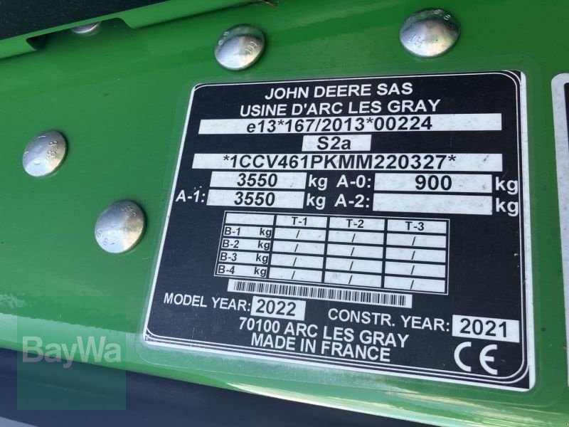 Rundballenpresse za tip John Deere V 461 M, Gebrauchtmaschine u Waldkirchen (Slika 9)