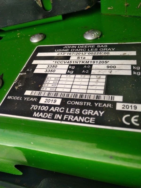 Rundballenpresse del tipo John Deere V451M, Gebrauchtmaschine en Liebenwalde (Imagen 23)