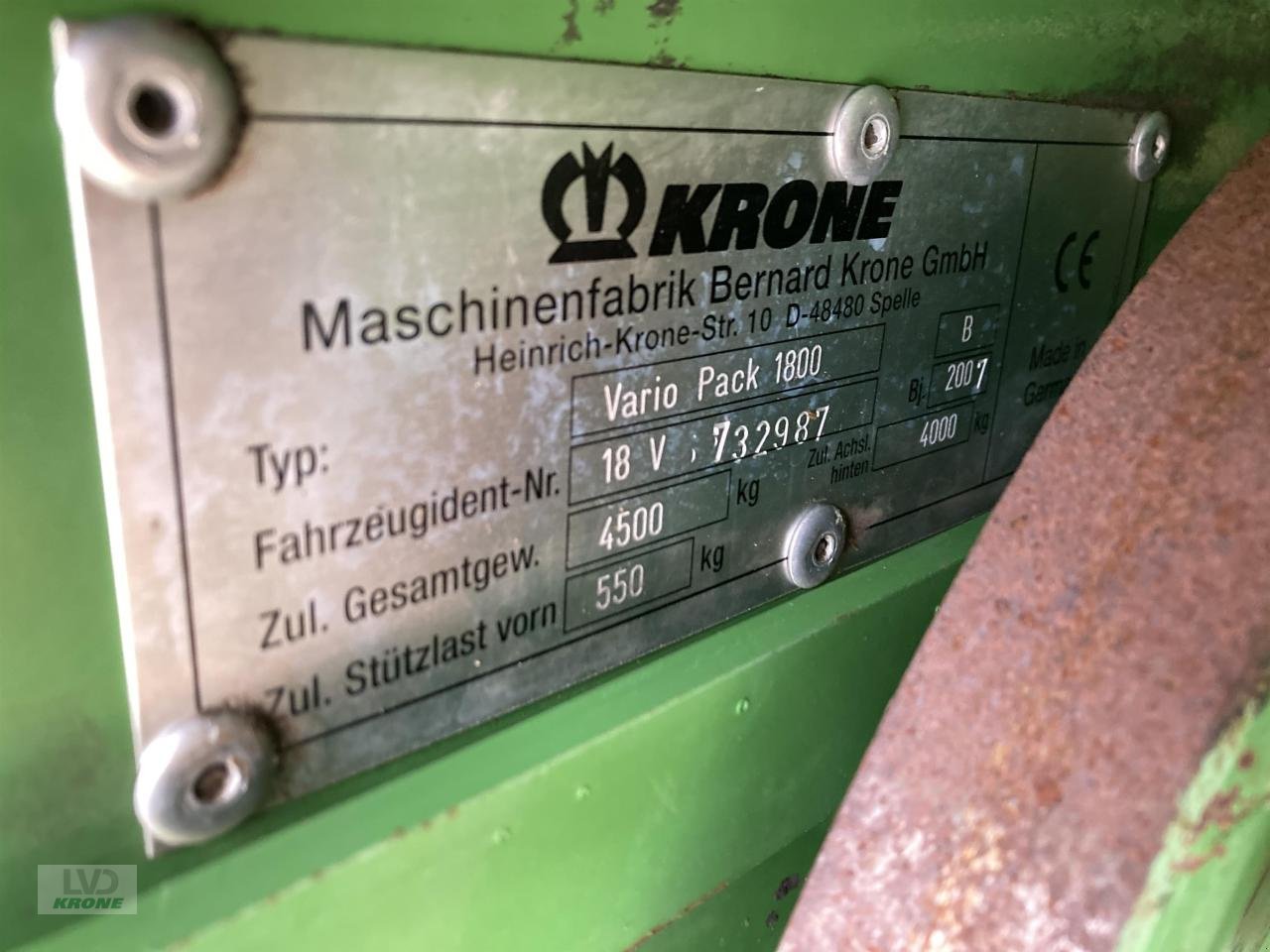 Rundballenpresse des Typs Krone 1800 VarioPack, Gebrauchtmaschine in Spelle (Bild 13)