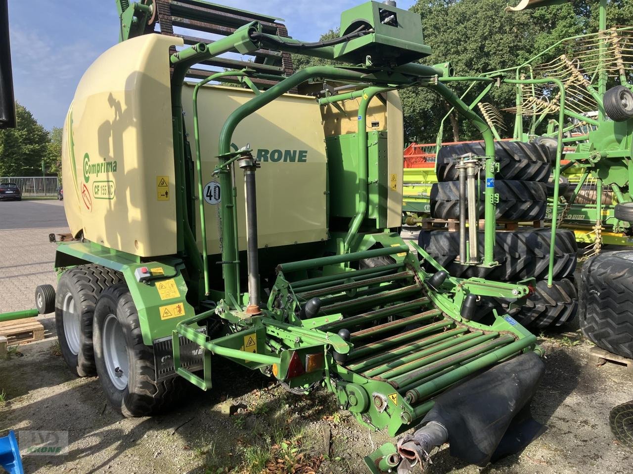 Rundballenpresse tip Krone CF 155 XC, Gebrauchtmaschine in Spelle (Poză 2)