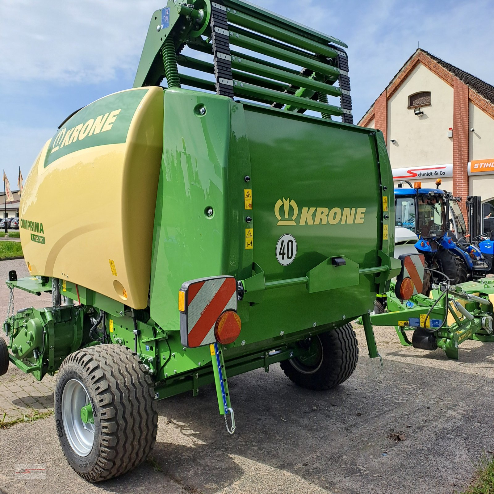 Rundballenpresse typu Krone CF 155 XC, Neumaschine w Granzin OT Greven (Zdjęcie 4)