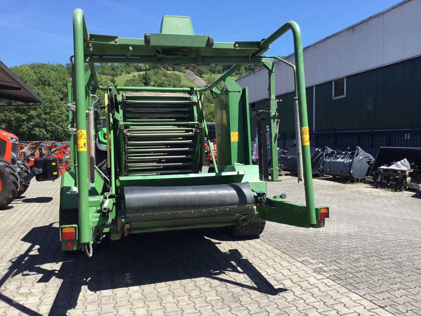 Rundballenpresse del tipo Krone Combi Pack 1500 MC, Gebrauchtmaschine In Niederstetten (Immagine 7)