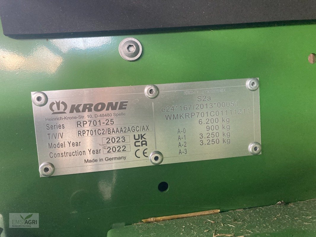 Rundballenpresse del tipo Krone COMPRIMA CF 155 XC, Vorführmaschine In Vöhringen (Immagine 6)