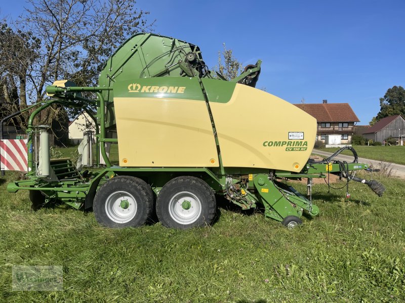 Rundballenpresse tip Krone Comprima CV 150 XC, BRANDSCHADEN!, Gebrauchtmaschine in Thalmässing