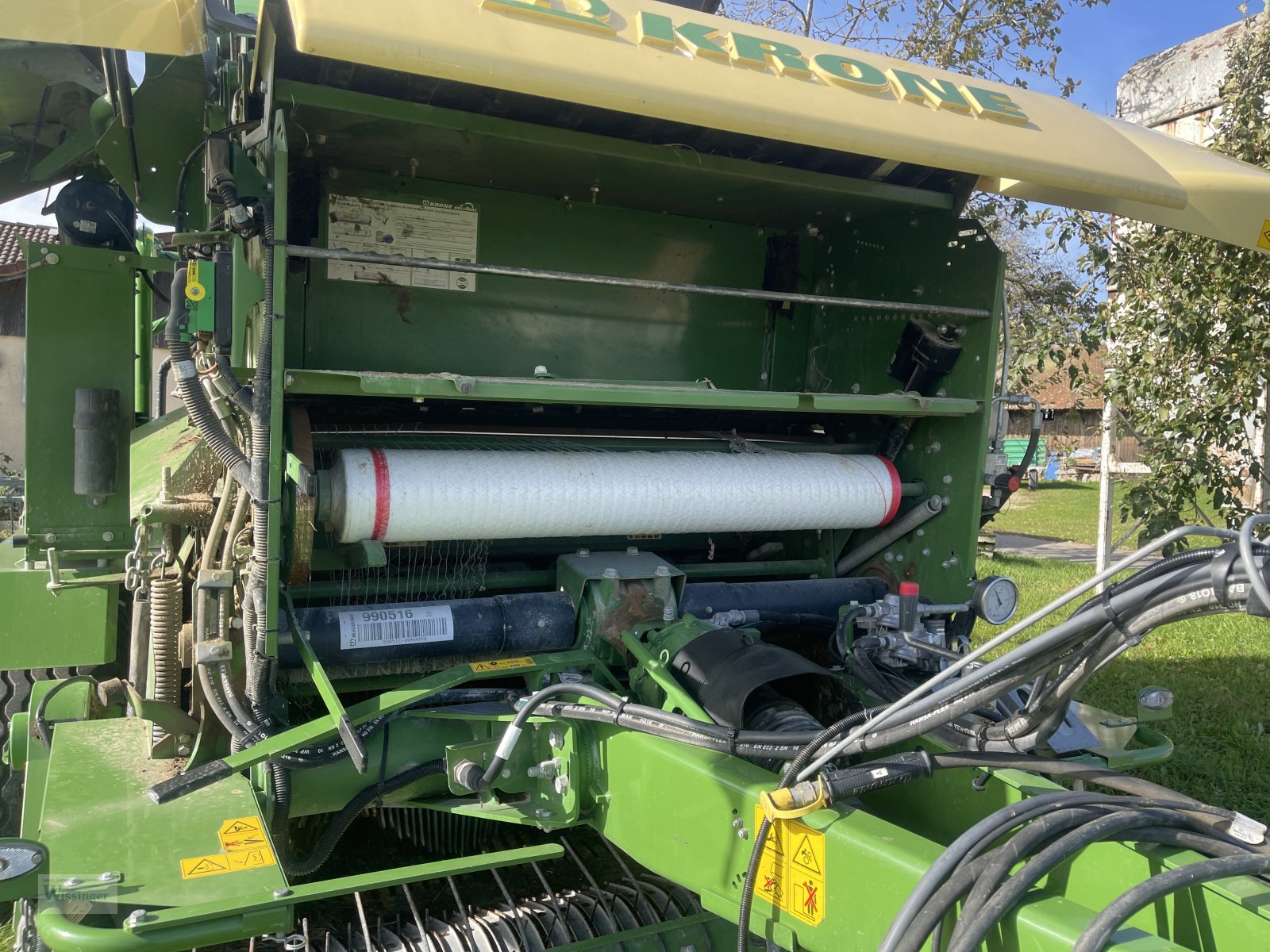 Rundballenpresse van het type Krone Comprima CV 150 XC, BRANDSCHADEN!, Gebrauchtmaschine in Thalmässing (Foto 20)