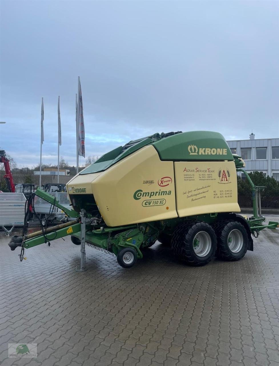 Rundballenpresse typu Krone Comprima CV 150 XC, Gebrauchtmaschine v Münchberg (Obrázek 3)