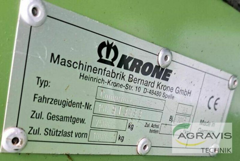 Rundballenpresse typu Krone COMPRIMA CV 150 XC, Gebrauchtmaschine v Melle-Wellingholzhausen (Obrázok 16)