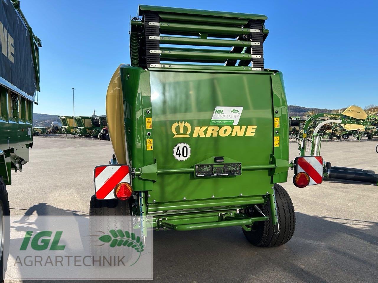 Rundballenpresse des Typs Krone Comprima F 155 XC Plus (RP801-21), Neumaschine in Nabburg (Bild 3)