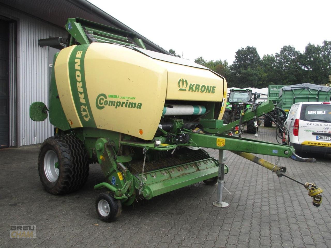 Rundballenpresse of the type Krone Comprima F 155 XC X, Gebrauchtmaschine in Cham (Picture 2)