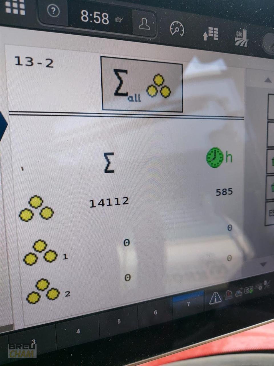 Rundballenpresse Türe ait Krone Comprima F 155 XC X, Gebrauchtmaschine içinde Cham (resim 11)