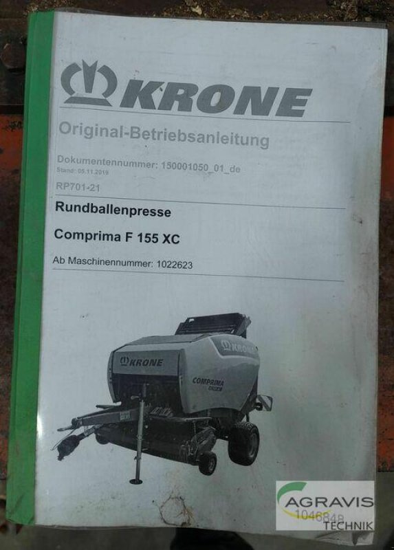 Rundballenpresse tip Krone COMPRIMA F 155 XC, Gebrauchtmaschine in Fröndenberg (Poză 18)