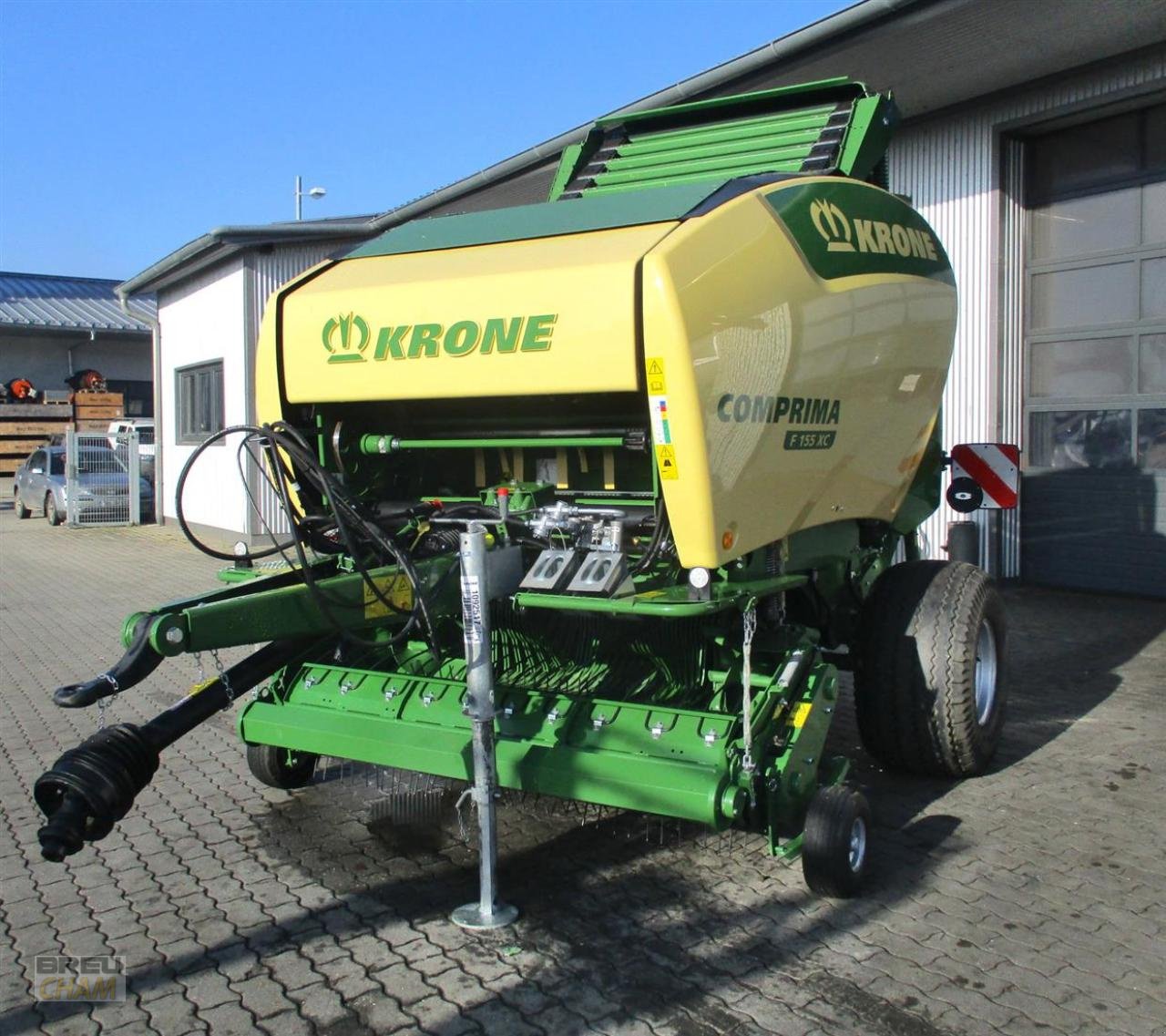 Rundballenpresse Türe ait Krone Comprima F 155 XC, Gebrauchtmaschine içinde Cham (resim 1)