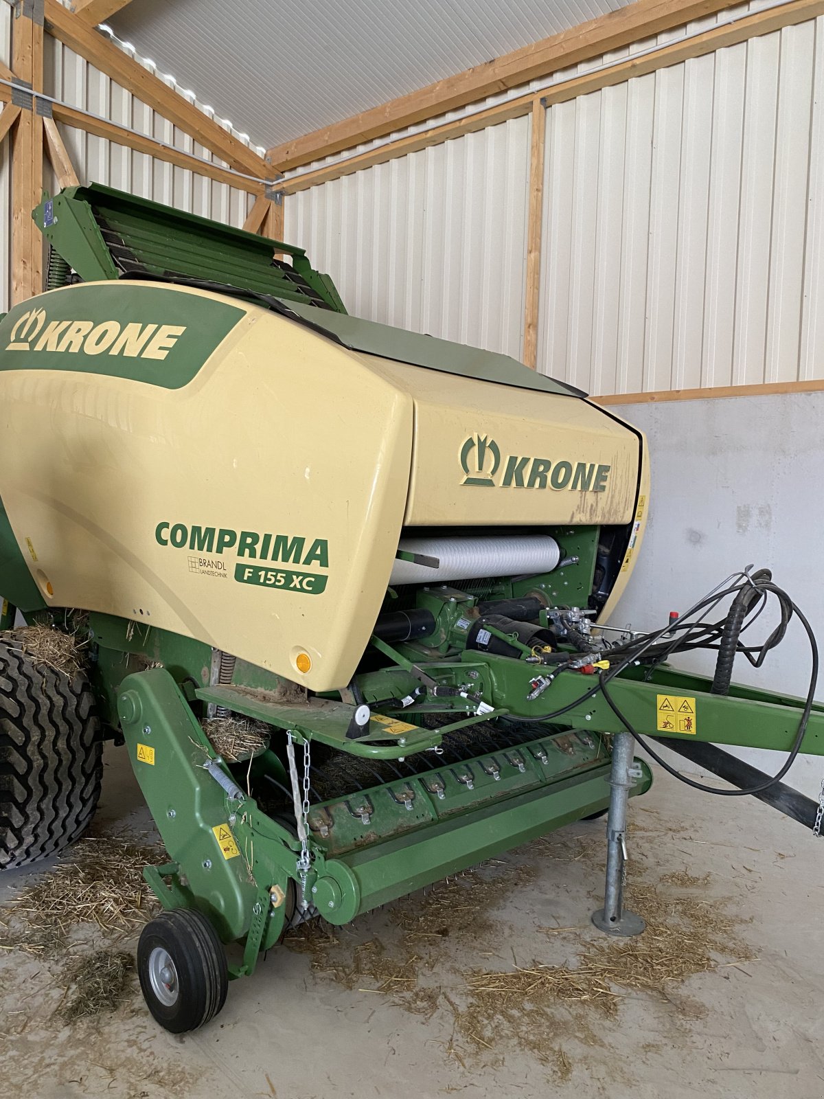 Rundballenpresse tip Krone Comprima F 155 XC, Gebrauchtmaschine in Eitensheim (Poză 1)