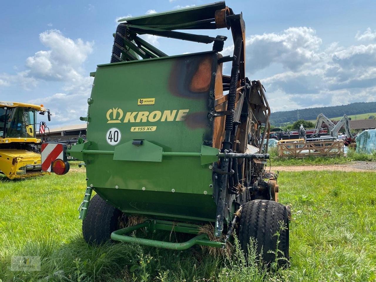 Rundballenpresse typu Krone Comprima F 155 XC, Gebrauchtmaschine v Neuhof - Dorfborn (Obrázok 3)