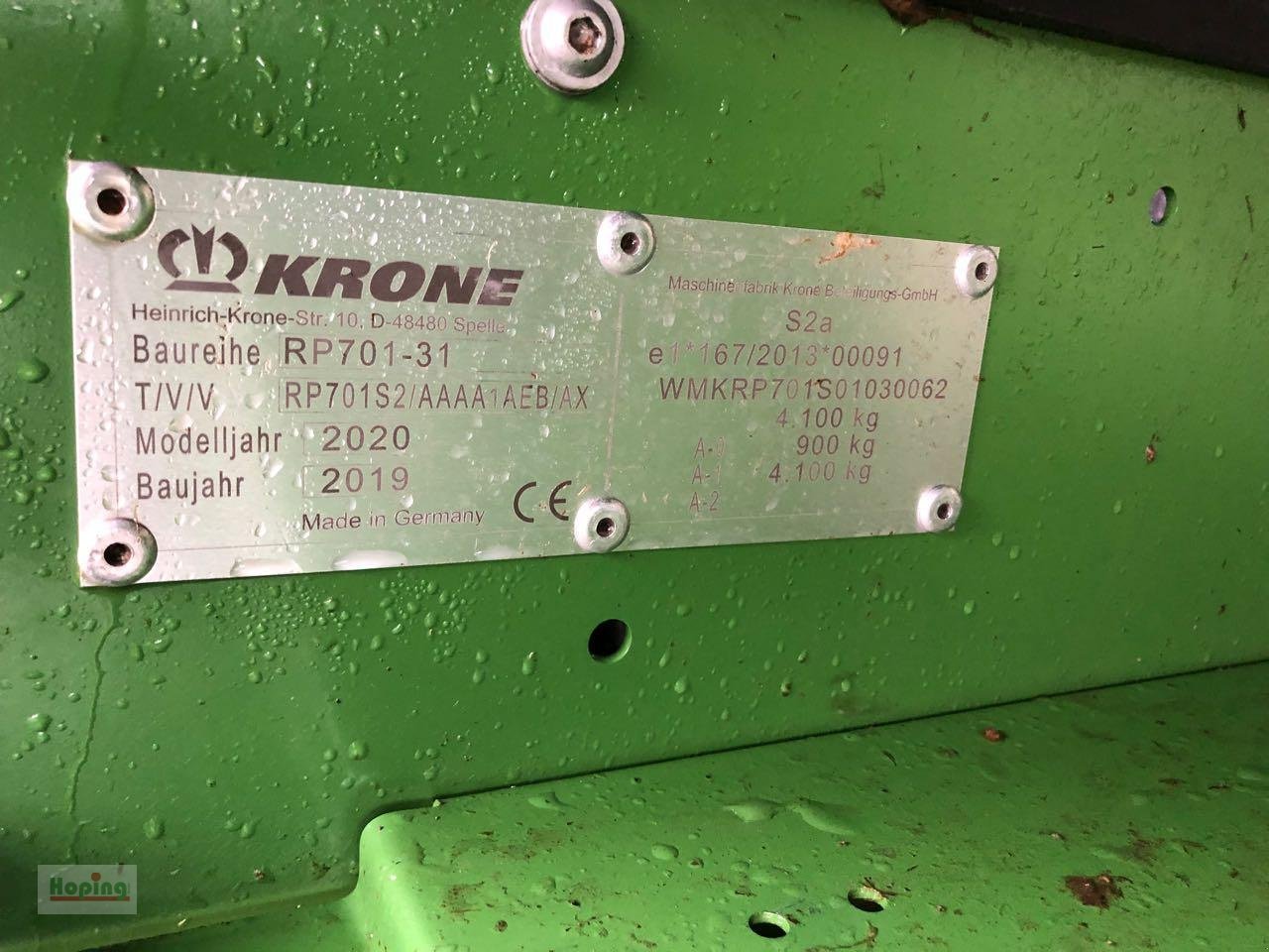 Rundballenpresse of the type Krone Comprima V 150 XC, Gebrauchtmaschine in Bakum (Picture 3)