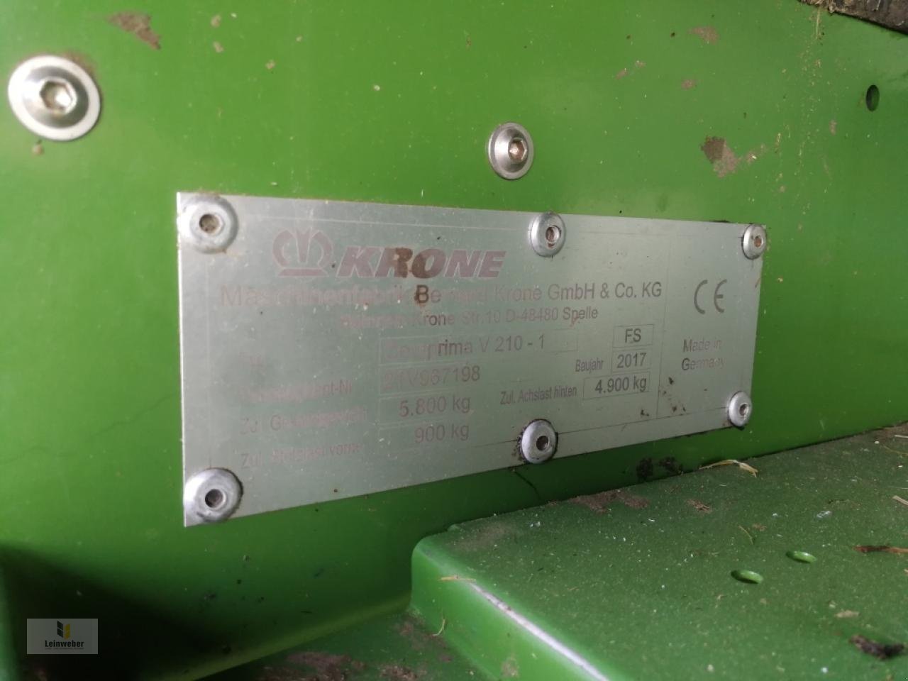 Rundballenpresse del tipo Krone Comprima V 210 XC, Gebrauchtmaschine en Neuhof - Dorfborn (Imagen 9)