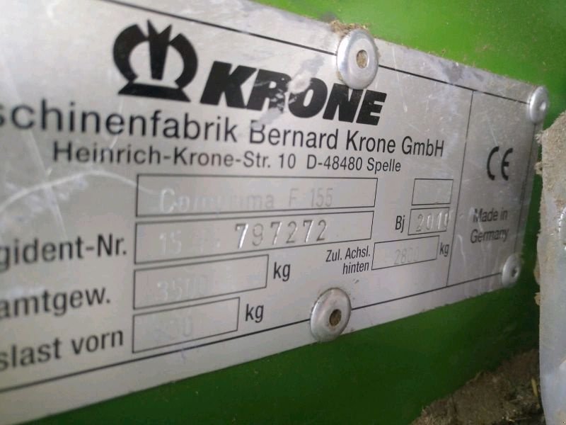 Rundballenpresse του τύπου Krone Comprina F155, Gebrauchtmaschine σε Liebenwalde (Φωτογραφία 4)