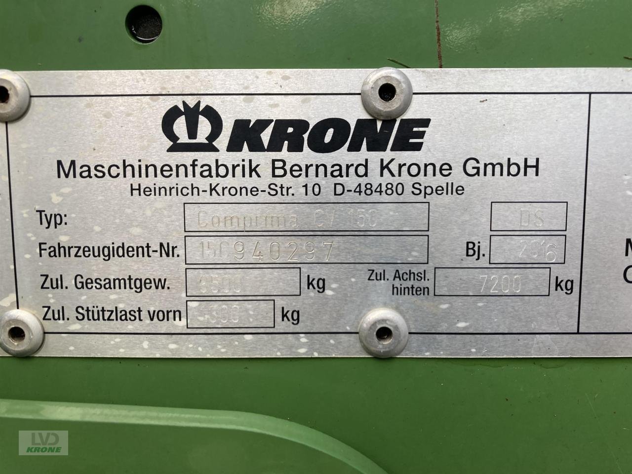 Rundballenpresse tipa Krone CV 150 XC Xtreme, Gebrauchtmaschine u Spelle (Slika 8)