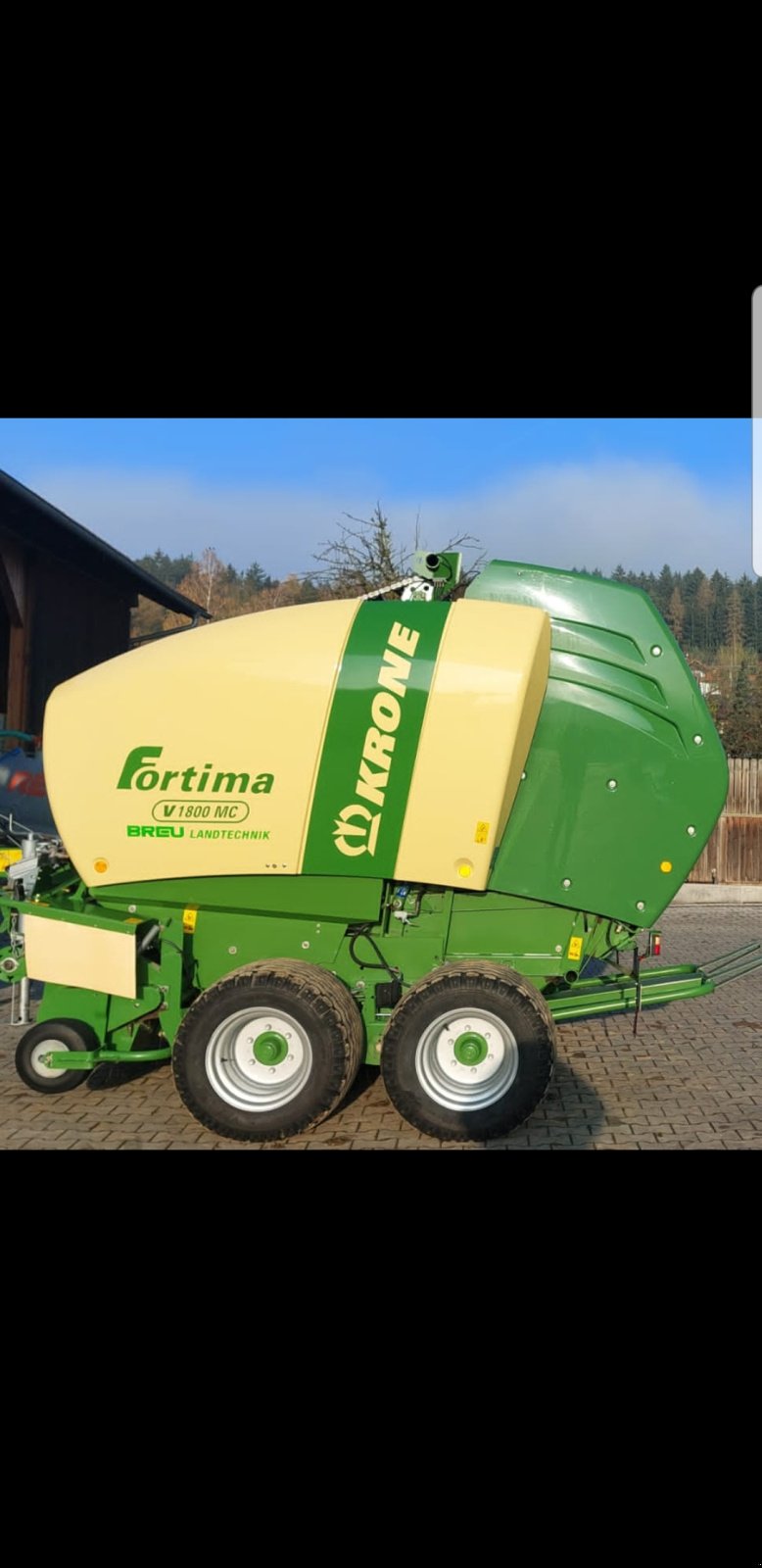 Rundballenpresse za tip Krone Fortima 1800 MC, Gebrauchtmaschine u Willmering (Slika 3)