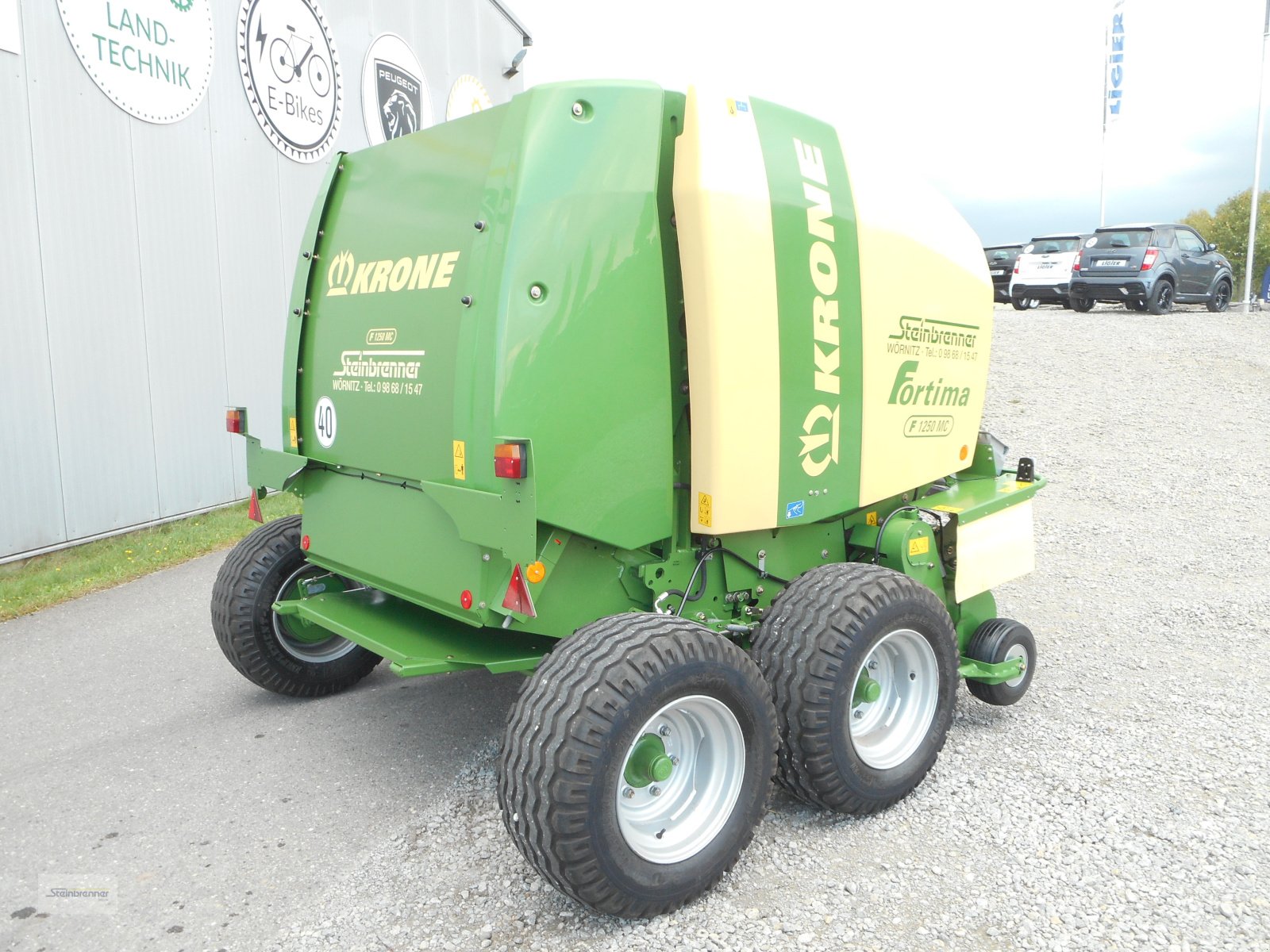 Rundballenpresse tip Krone Fortima F 1250 MC, Gebrauchtmaschine in Wörnitz (Poză 2)