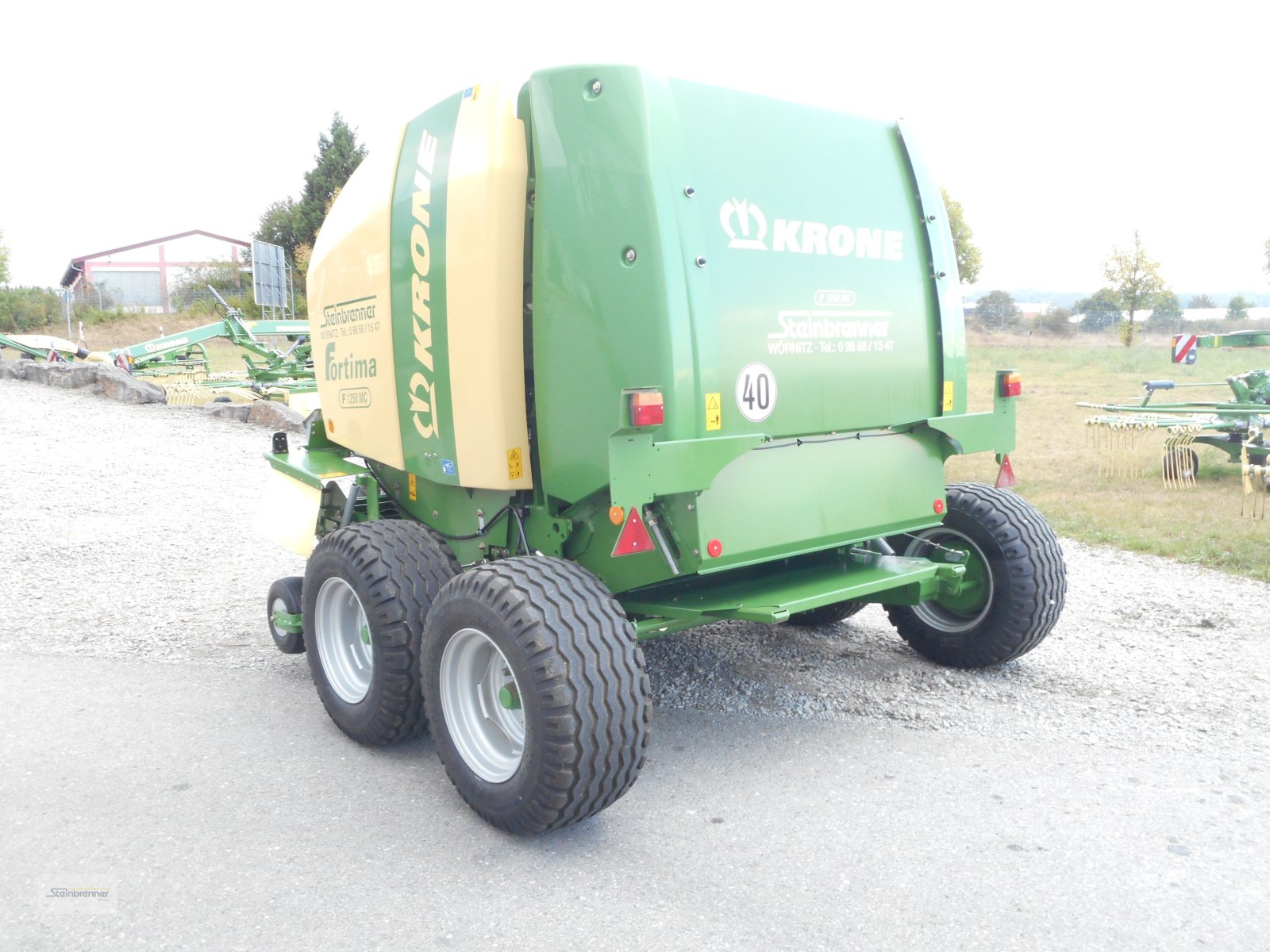 Rundballenpresse tip Krone Fortima F 1250 MC, Gebrauchtmaschine in Wörnitz (Poză 3)