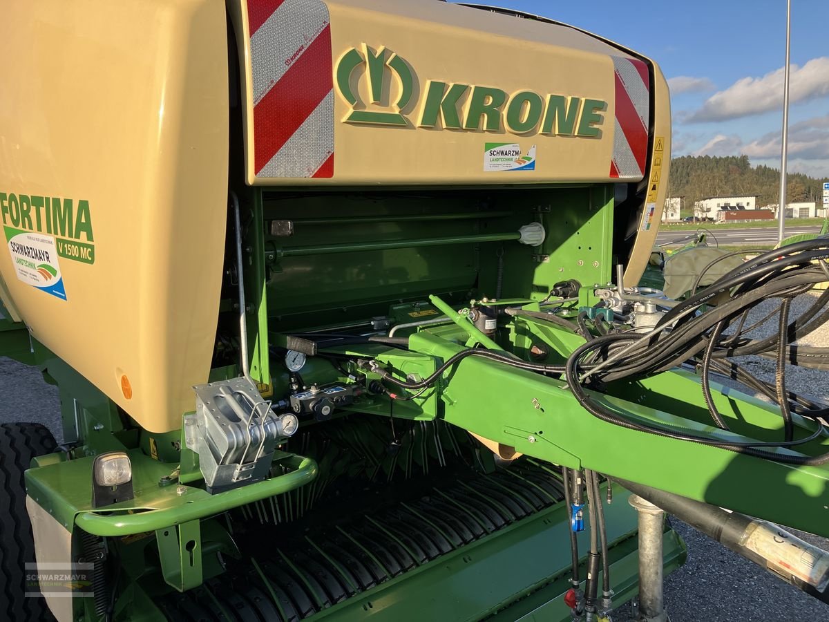 Rundballenpresse del tipo Krone Fortima V 1500 MC mit DL-Bremsanlage, Gebrauchtmaschine en Gampern (Imagen 13)