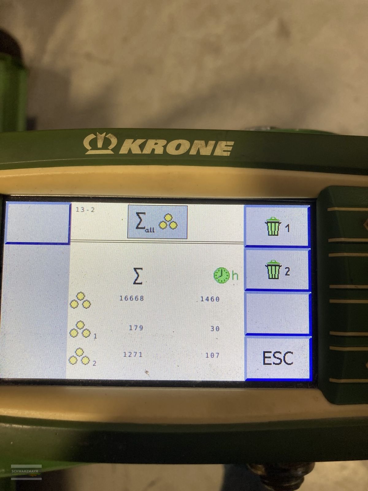 Rundballenpresse Türe ait Krone Fortima V 1500 MC mit DL-Bremsanlage, Gebrauchtmaschine içinde Gampern (resim 27)