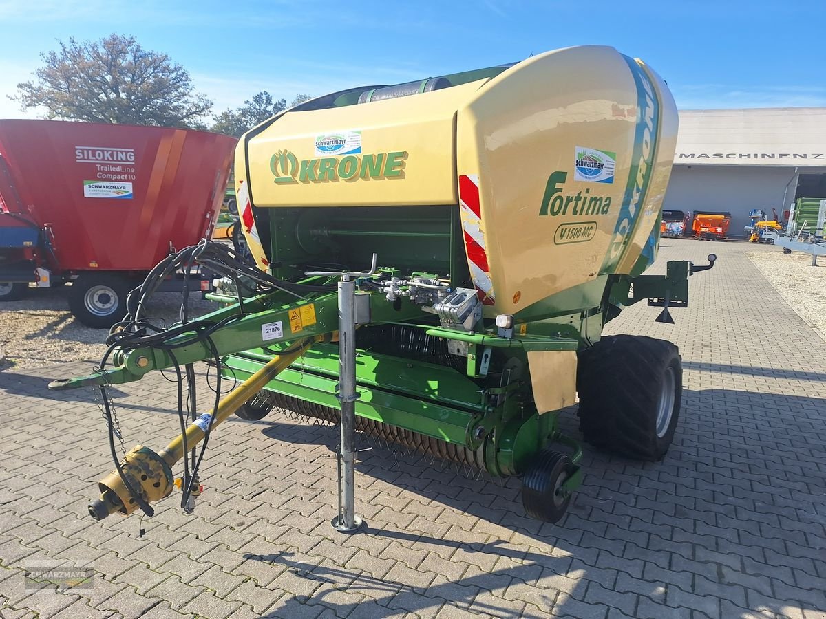 Rundballenpresse tip Krone Fortima V 1500 MC mit DL-Bremse, Gebrauchtmaschine in Aurolzmünster (Poză 8)