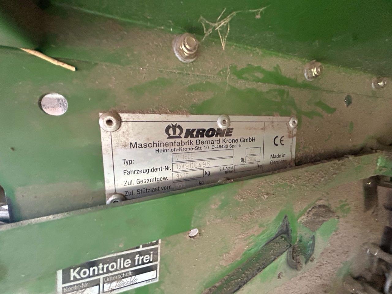 Rundballenpresse a típus Krone Fortima V 1500 MC, Gebrauchtmaschine ekkor: Nabburg (Kép 6)