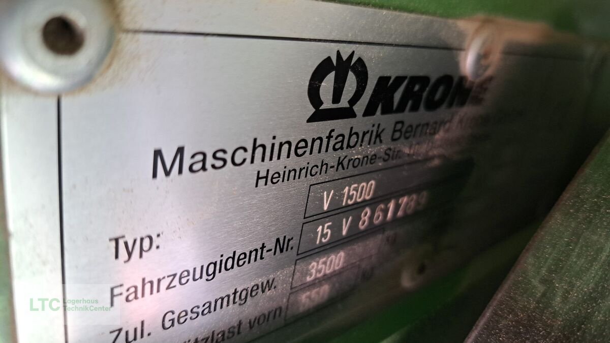 Rundballenpresse typu Krone Fortima V 1500 MC, Gebrauchtmaschine v Redlham (Obrázok 10)
