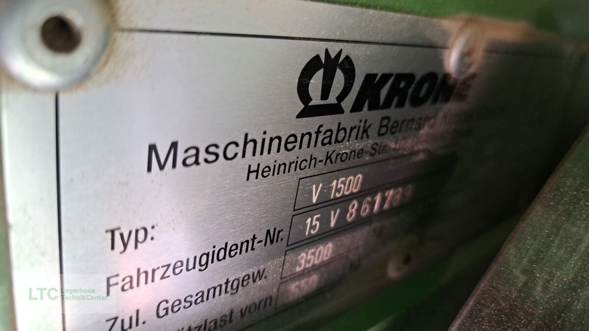 Rundballenpresse typu Krone Fortima V 1500 MC, Gebrauchtmaschine v Redlham (Obrázek 10)