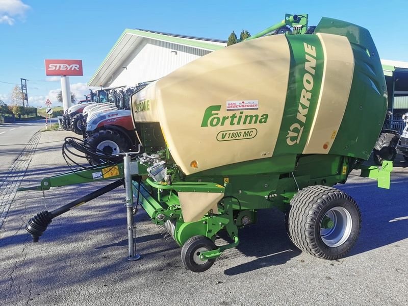 Rundballenpresse Türe ait Krone Fortima V 1800 MC Rundballenpresse, Gebrauchtmaschine içinde St. Marienkirchen (resim 1)