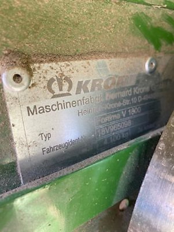 Rundballenpresse of the type Krone FORTIMA V1800MC, Gebrauchtmaschine in Muespach-le-Haut (Picture 11)