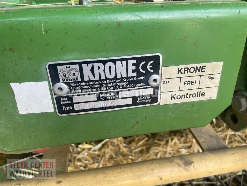 Rundballenpresse typu Krone RUNDBALLENPRESSE KR10 - 16 S, Gebrauchtmaschine v Vitis (Obrázok 7)