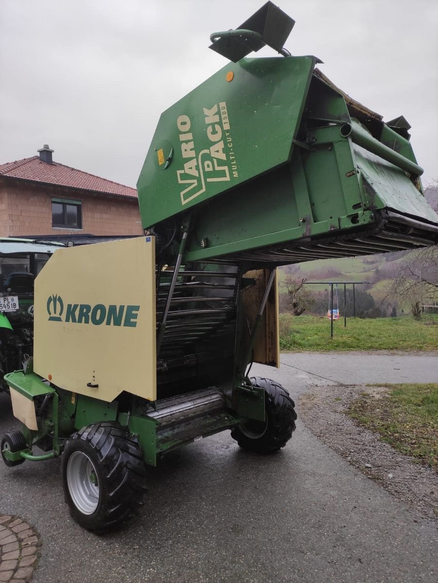 Rundballenpresse типа Krone Vario Pack 1500 MC, Gebrauchtmaschine в Arnreit (Фотография 9)