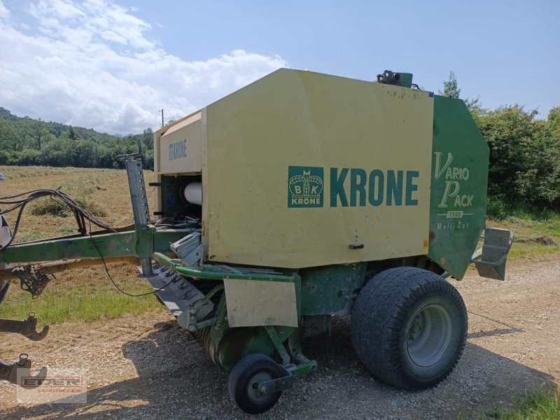 Rundballenpresse des Typs Krone Vario Pack 1500, Gebrauchtmaschine in Weilheim an der Teck (Bild 1)